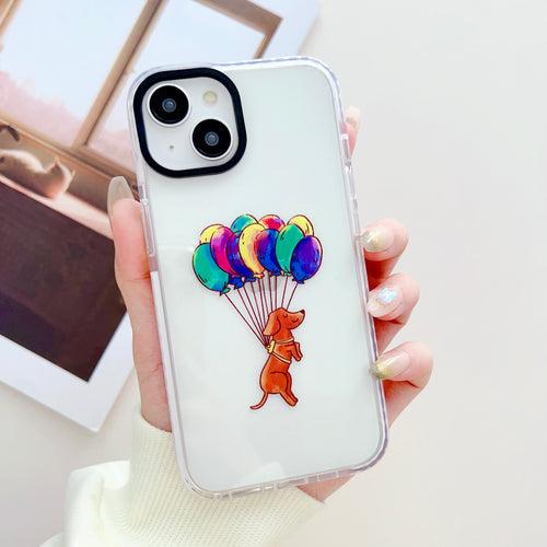 Peeping Dog Designer Impact Proof Silicon Phone Case for iPhone