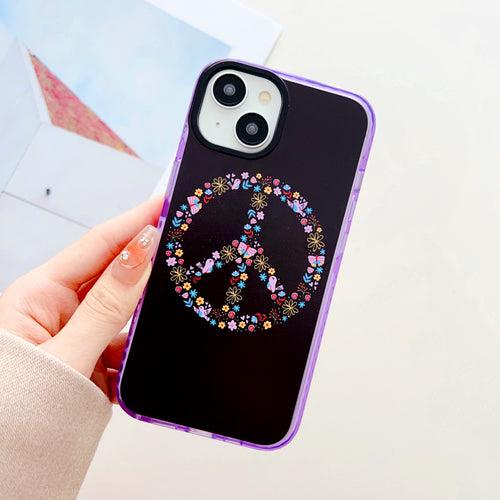 Peace Out Designer Impact Proof Silicon Phone Case for iPhone