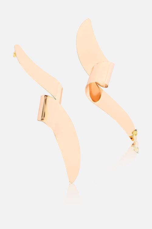 Statement Twist Helicoid Earrings