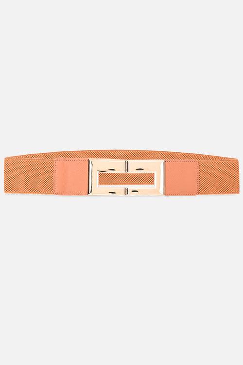 Broad Rectangle Buckle Belt