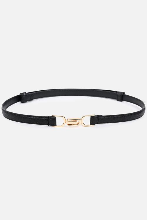 Thin Lock Buckle Belt