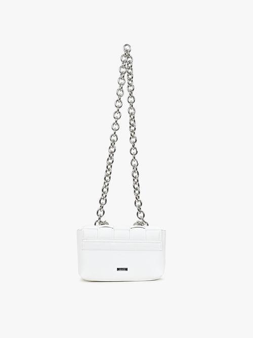 Square Weaved Solid Sling Bag