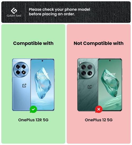 Ice Crystal Series Hybrid Transparent PC Military Grade TPU Back Cover for OnePlus 12R 5G, 6.78 inch, Crystal Clear