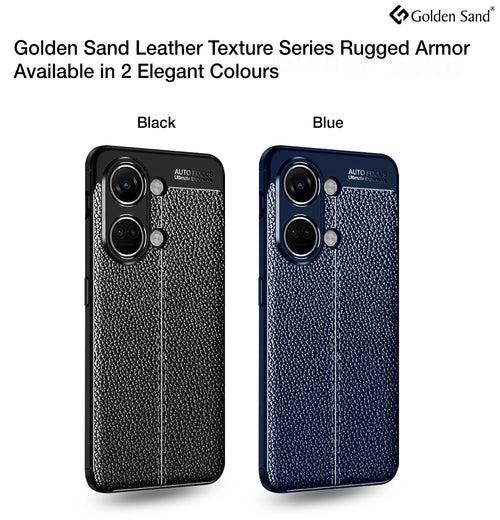 Leather Armor TPU Series Shockproof Armor Back Cover for OnePlus Nord 3 5G, 6.74 inch, Blue