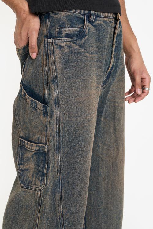 HYDROUS OVERSIZED JEANS