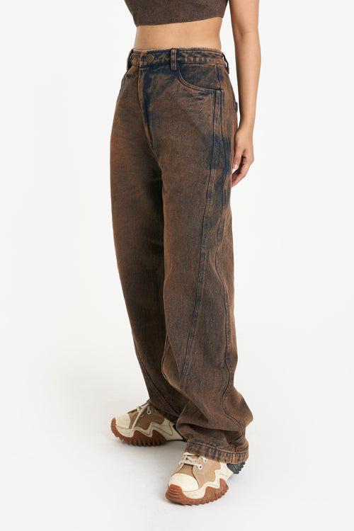 GRIME OVERSIZED JEANS