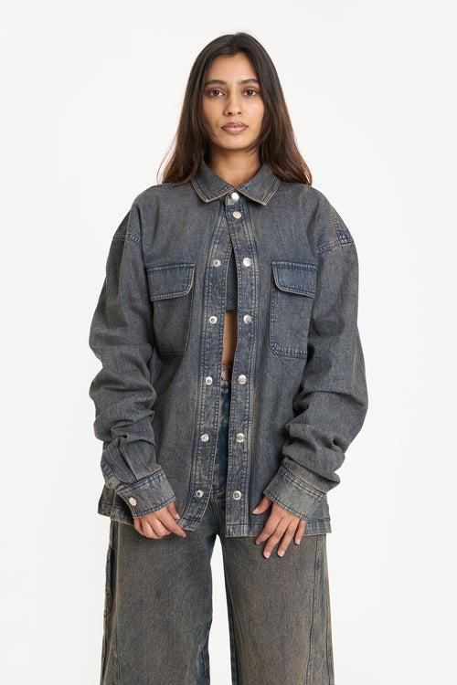 HYDROUS DENIM SHIRT