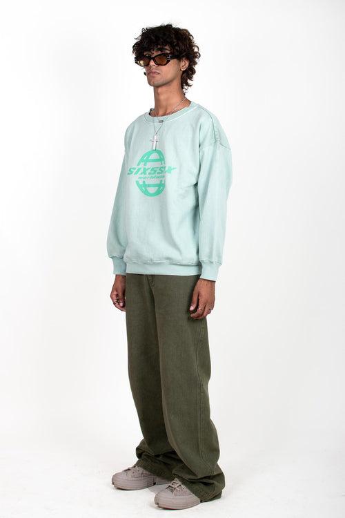 TIC-TAC CREWNECK-MINT GREEN