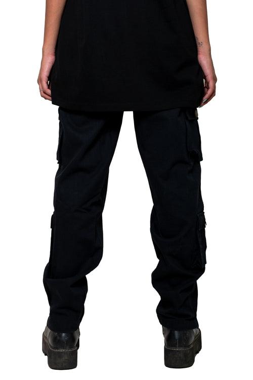 UTILITARIAN CARGO PANTS BLACK