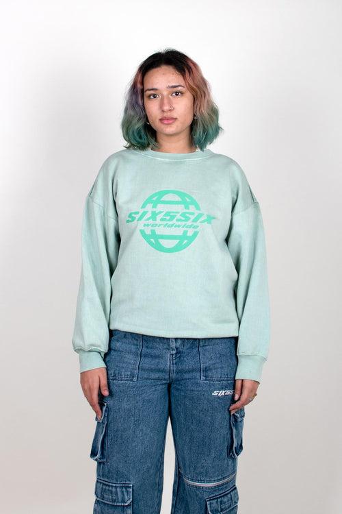 TIC-TAC CREWNECK-MINT GREEN