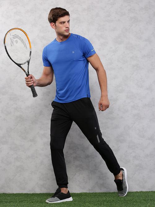 Sporto Men's Instacool Solid Jersey Tee - Royal Blue