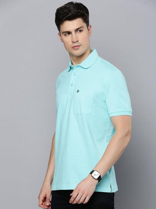 Sporto Men's Polo T-shirt With Pocket - Island paradise