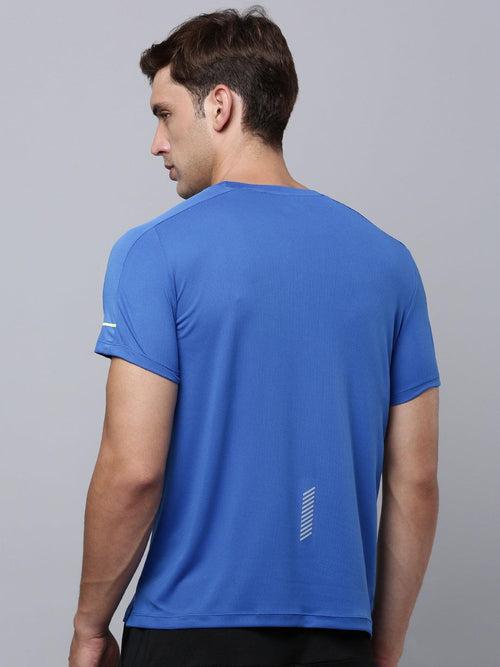 Sporto Men's Instacool Solid Jersey Tee - Royal Blue