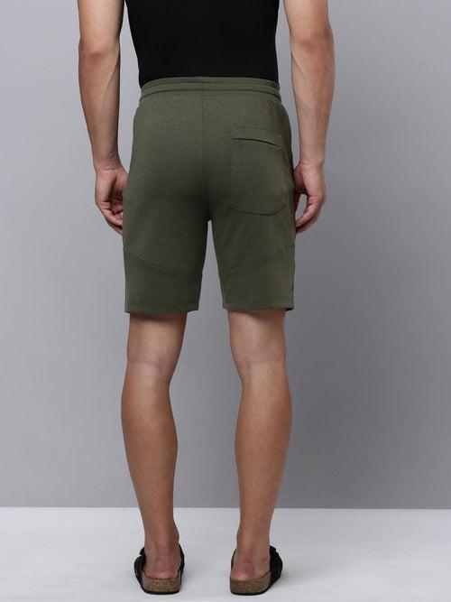 Sporto Men's Wow Cotton Rich Bermuda Shorts - Olive