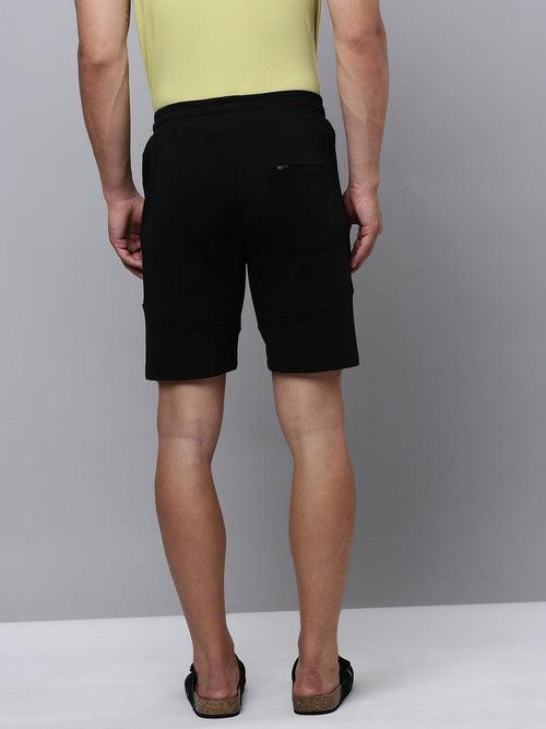 Sporto Men's Wow Cotton Rich Bermuda Shorts - Black