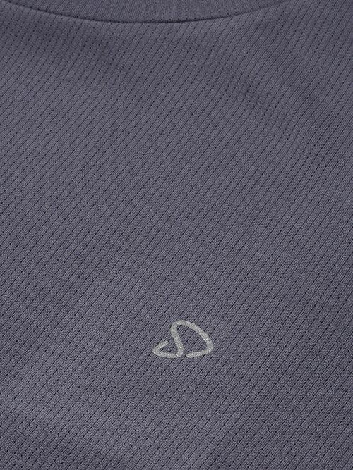 Sporto Men's Instacool Solid Jersey Tee - Charcoal