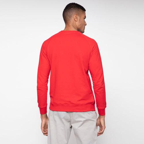 Sporto Men's Solid Sweatshirts - Red