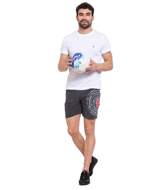 Sporto Men's Ironman lounge Shorts - Anthra Melange