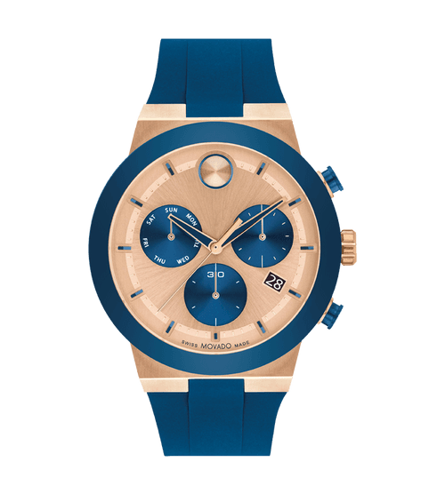 Movado Bold Fusion Rose Gold Dial Men 44.5MM