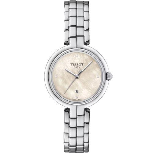 Tissot T-Lady White Mother-Of-Pearl Dial Women 30mm