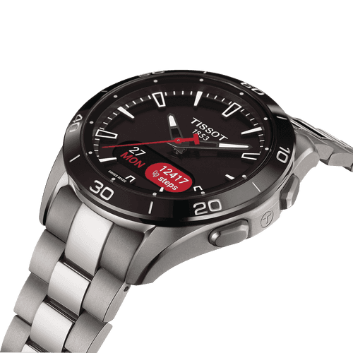 Tissot T-Touch Connect Sport Black Dial Men 43.75mm