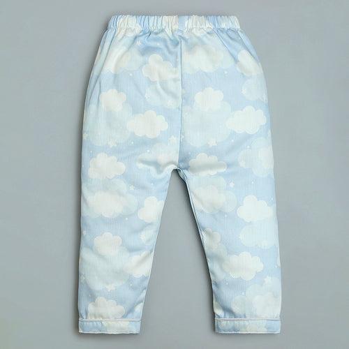 Organic Cotton  Night Suit - Cloud Blue