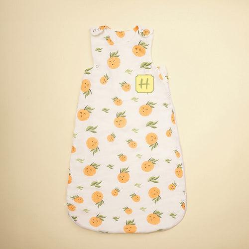 Bamboo Muslin Sleeping Bag - Citrus