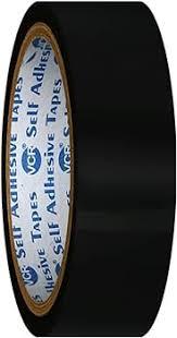 24mm Polyester adhesive tape Black color (50 meter)