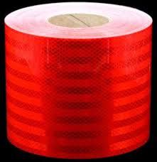 96mm Normal reflective tape Red color- 45 Meter