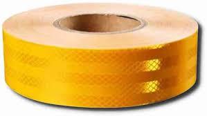 72mm Normal reflective tape Yellow color- 45 Meter
