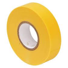 24mm PVC tape fine quality Yellow color-25 Meter