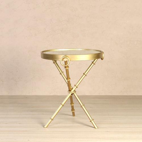 Bellmore Golden Side Table