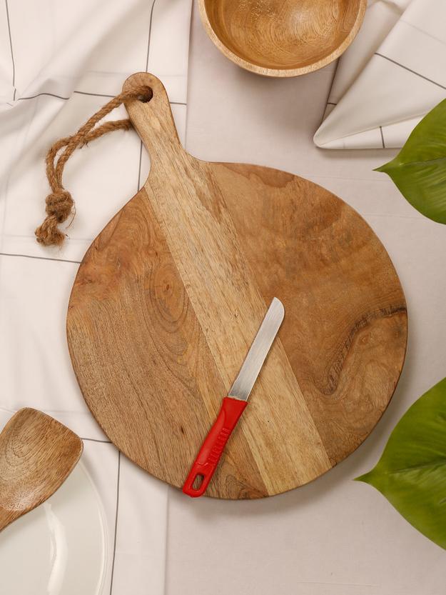 Large Round Wooden Chopping Board for Meal