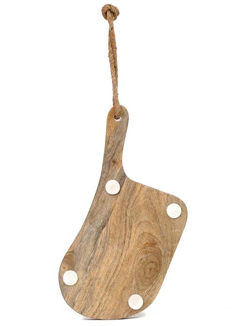 Rustic Acacia Wood Chopping Board with Natural Wood