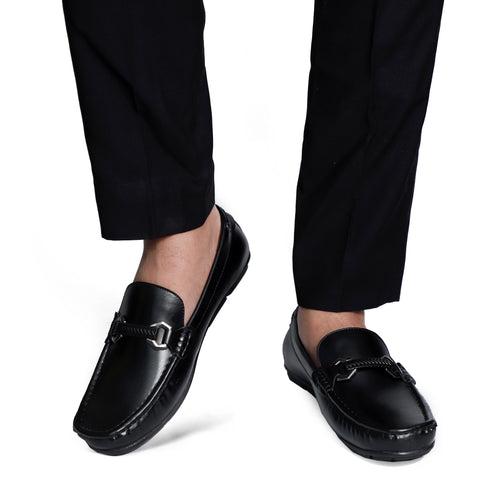 NICHE Black Luxuriant Moccasin - Drving loafer