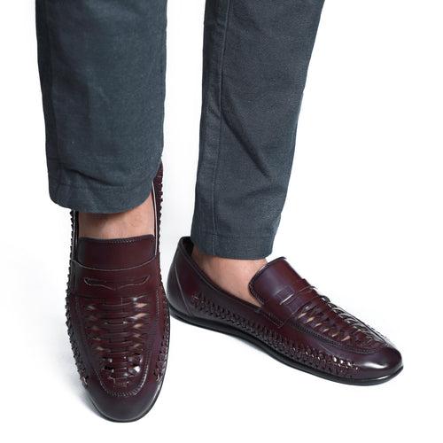 NICHE Cherry Hand Weaved Kolhapuri Loafer (Extra Comfortable)