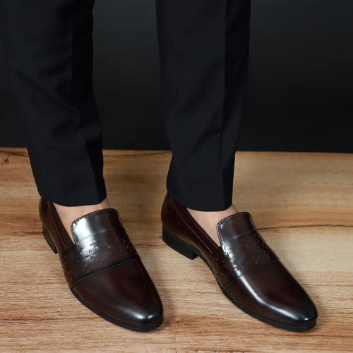 NICHE Wine Bodo Designer Vamp Loafers