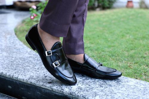 NICHE Black Profound Belgian Loafers