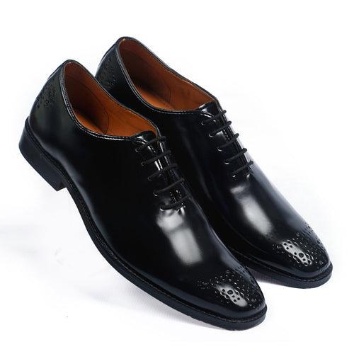 NICHE Black Unique Wholecut Oxford