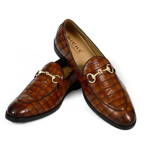 NICHE Cherry Croc Horsebit Loafers