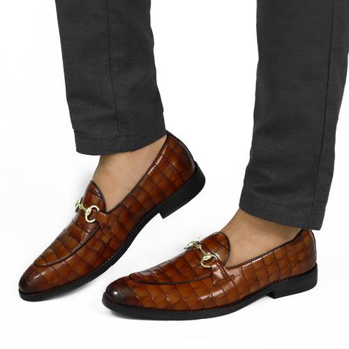 NICHE Cherry Croc Horsebit Loafers