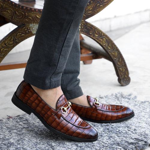 NICHE Cherry Croc Horsebit Loafers