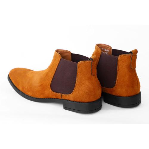 NICHE Tan Suede Chelsea Boots