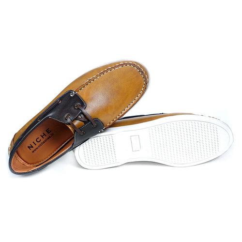 NICHE Tan Boat Shoes