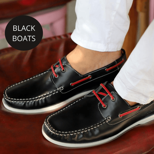 NICHE Black Boat Shoes