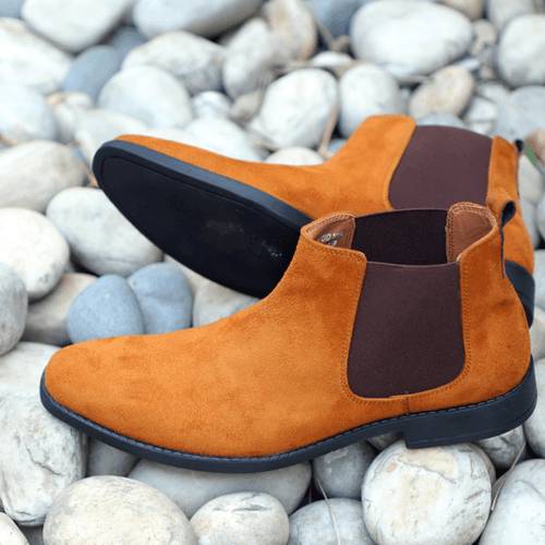 NICHE Tan Suede Chelsea Boots