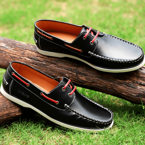 NICHE Black Boat Shoes