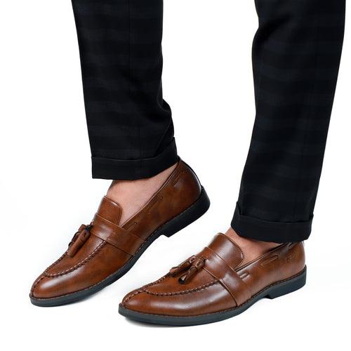 NICHE Peru Brown Aesthetic Tassel Loafer