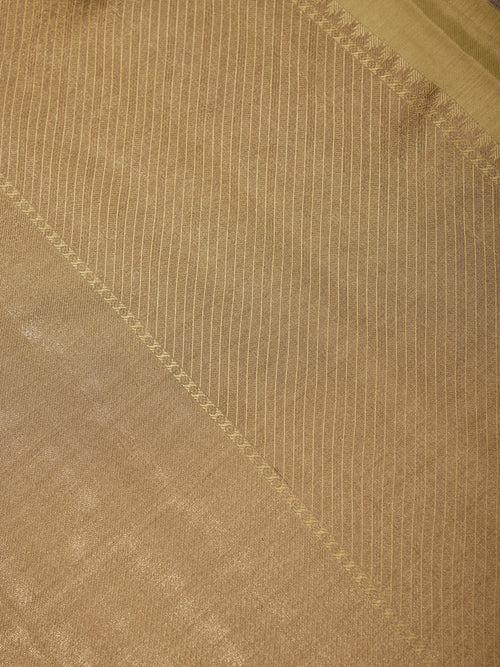 Gradient Checks Woven in Antique Gold