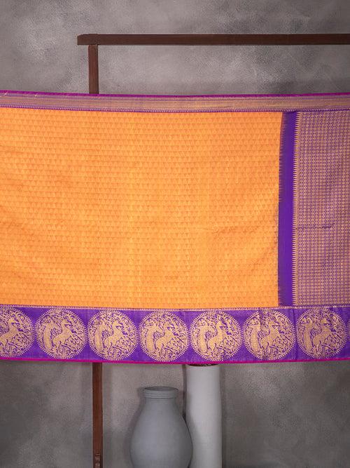 The Bridal Korvai Saree in Honey